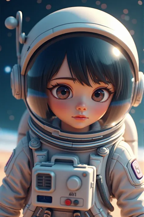 Cheer up an astronaut girl