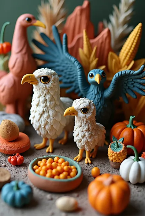 Miniatures of clay  : animals, minerals and vegetables , Bolivians