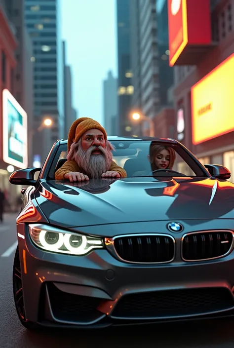 Dwarves in a BMW with Mia Khalifa