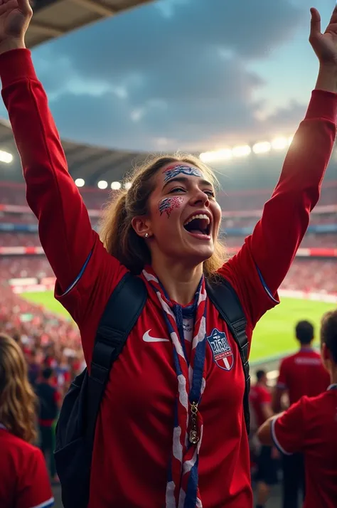 Supportrice du stade Lavallois 