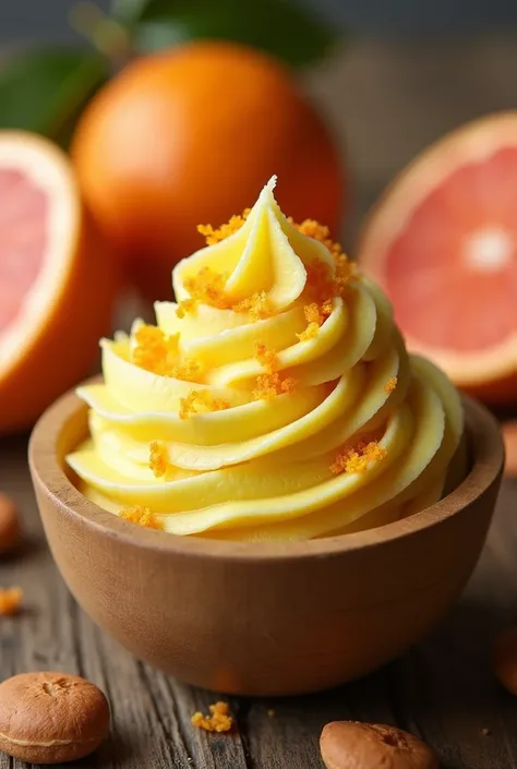 Handmade yellow grapefruit scrub