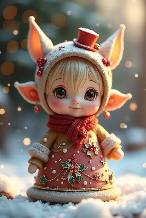 Little bell with holiday clothes