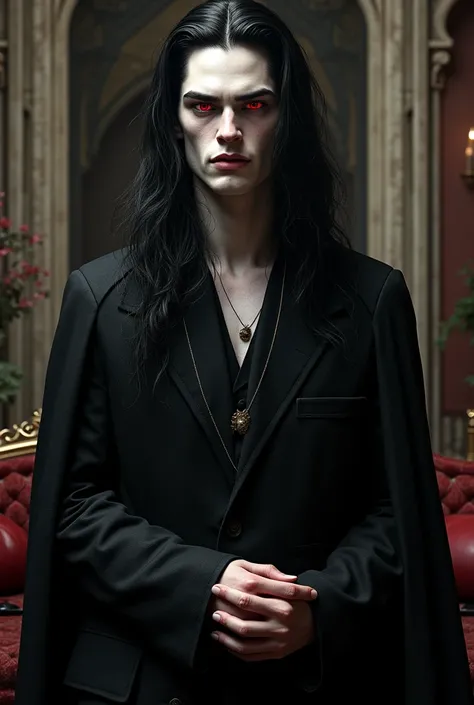 Create an image of Marcus Volturi with the description of his vampire appearance from the Twilight Book 