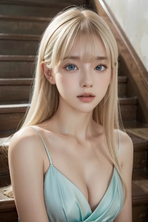 The most beautiful girl in the world、 very beautiful blonde girl with baby face 、 Mastepiece、 top quality、 photorealistic、 super detailed 、 fine details、 high definition 、8K wallpaper、RAW color photos、 Professional 、 written by 、Super long 、 beautiful girl...