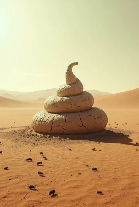 Imagine a piece of shit in the desert 