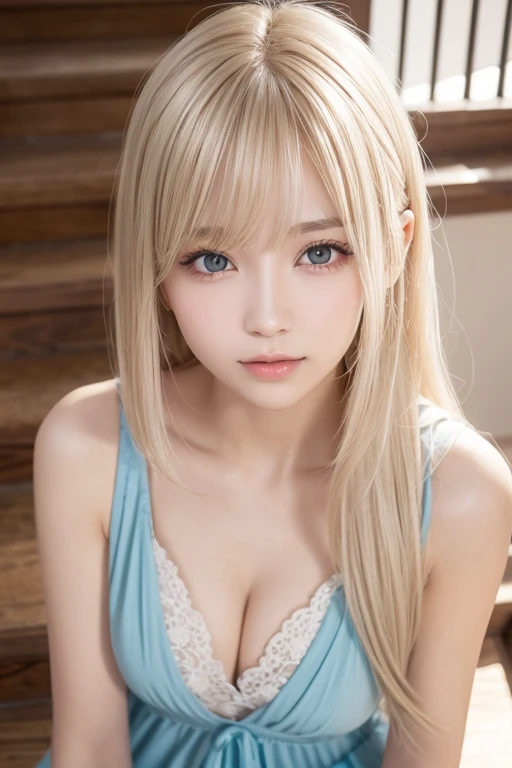  most beautiful girl in the world popular on deviantart 、 very beautiful blonde girl with baby face 、 Mastepiece、 top quality、 Photorealistic、 super detailed 、 fine details、 high definition 、8K wallpaper、RAW color photos、 Professional 、author、Super long、 b...