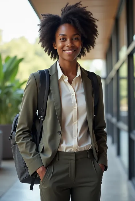 A black university student