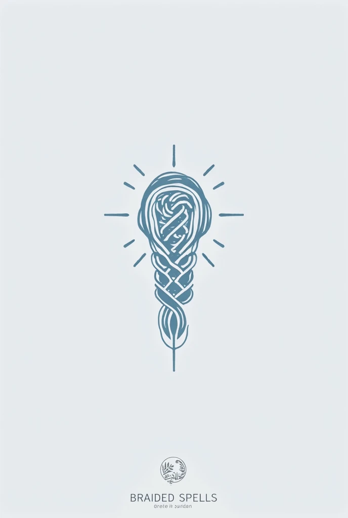  I want to create a logo for my company  "Braided Spells ".  I am dedicated to making braids of all kinds .  My name is Clara  ( the owner of the project ).  I want a minimalist and simple logo ,  but at the same time elegant and with a magical appearance ...