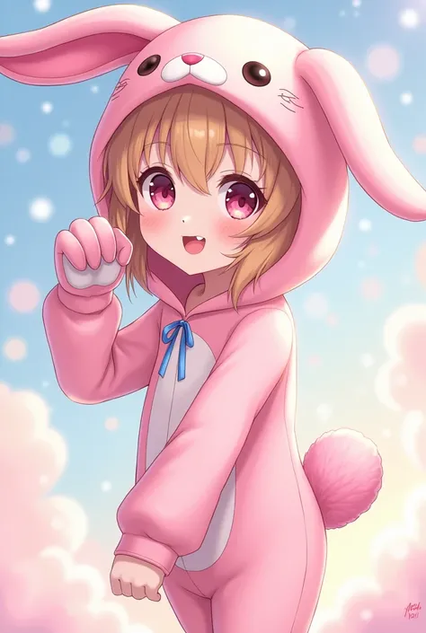 You can create this character with an anime-style bunny costume?