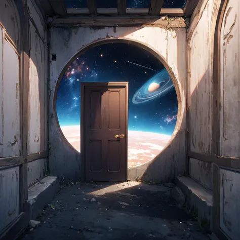 Door with a view to the universe 