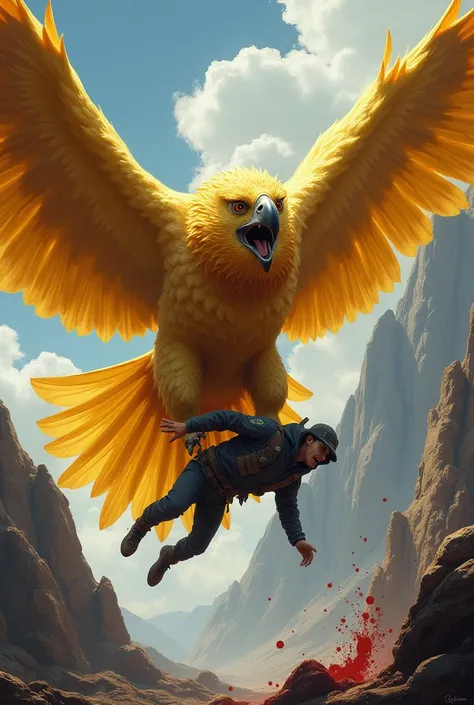 Can you create big yellow eagle killing a engineers little bit blood