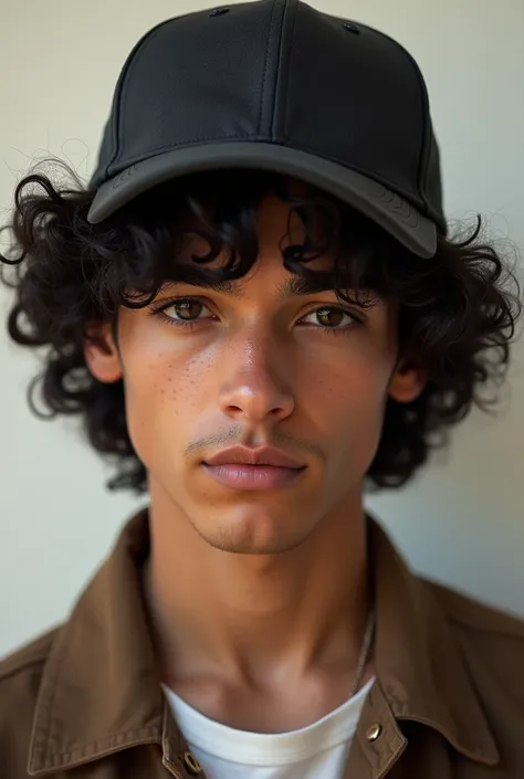 CHICANO with curly hair flow cap