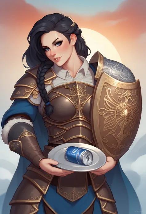 Appearance: Anas Eliassen is a Norwegian woman who stands 510" tall with long, straight black hair that falls to her waist, often tied back in a braid for battle. Her face is marked by blue-gray eyes, conveying intelligence and determination. Her armor is ...