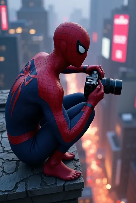 
 Spiderman with camera