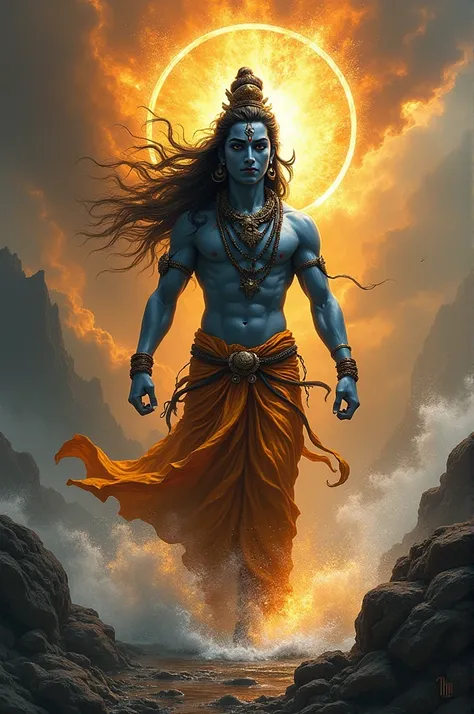 Birth: Jalandhara was born from the energy that emanated from Shivas third eye when Shiva opened it in fury. The energy was thrown into the ocean after Indra was saved from Shivas attack.
Growth: The energy grew into a boy and was raised by Varuna and Shuk...