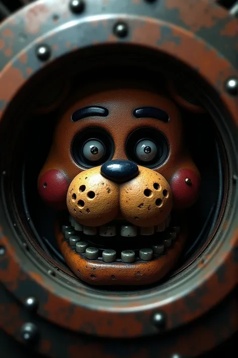 Freddys mask from inside Five Nights at Freddys 2