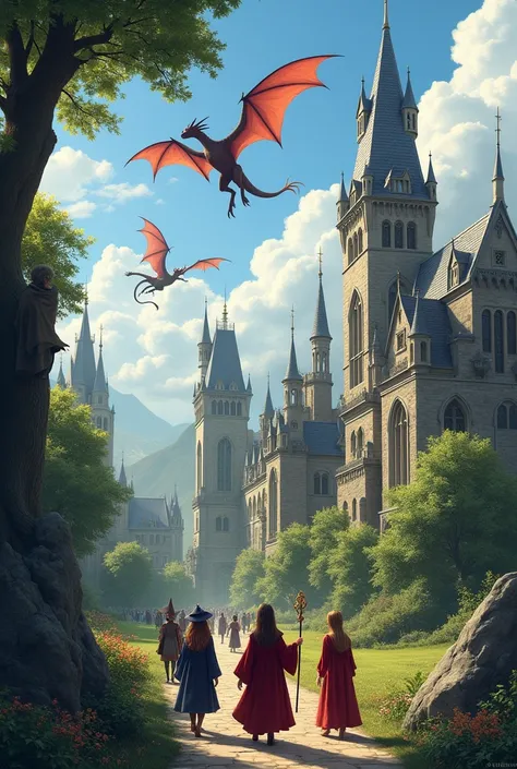 Magic School with Dragons