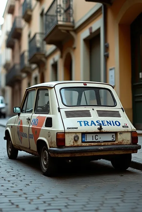 Old twingo with Trasenio logos 