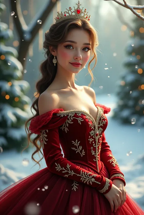 A very pretty Christmas princess