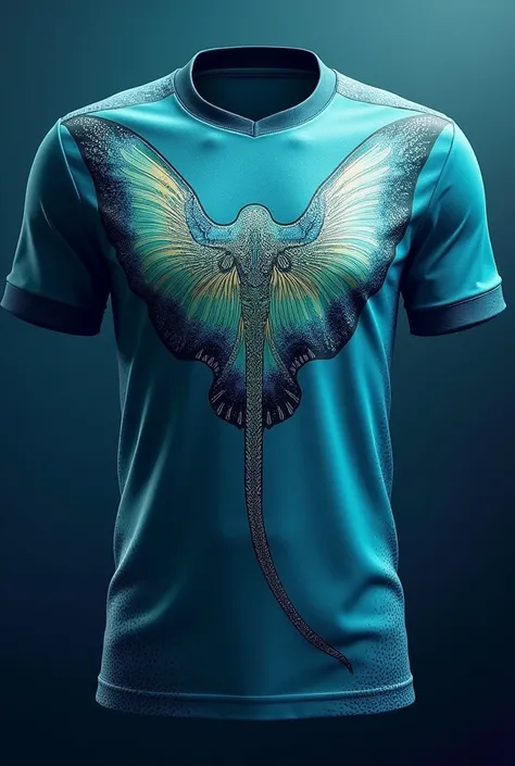 Soccer jersey with a stingray 
