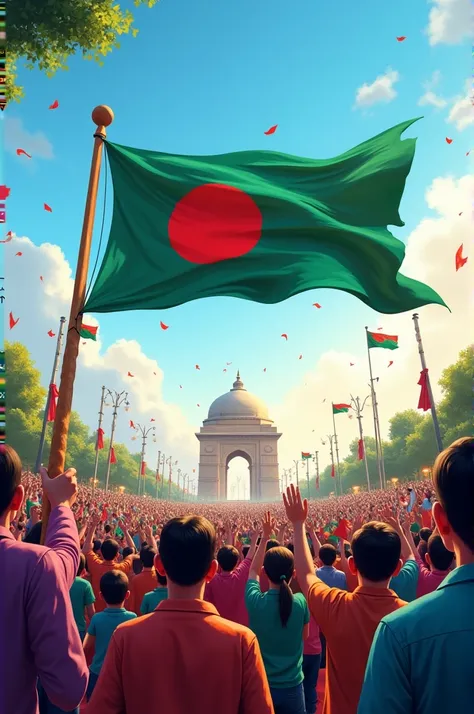 16 December is independent day of Bangladesh. Create a pic to welcoming evry Bangladesh people