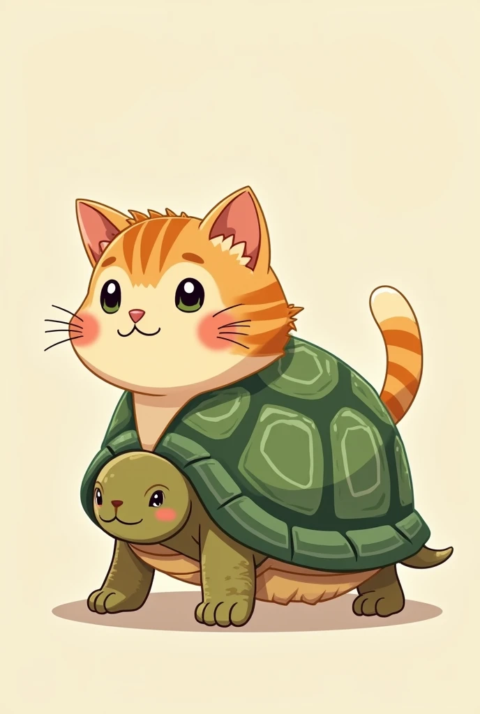 A cat dressed as a turtle 