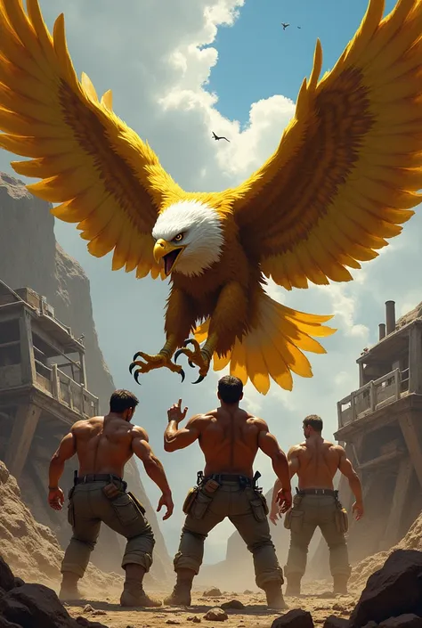 Can u create big yellow eagle killing muscular miners 