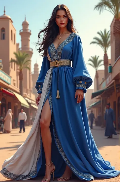 Woman wearing Al Hilal clothes without panties 
