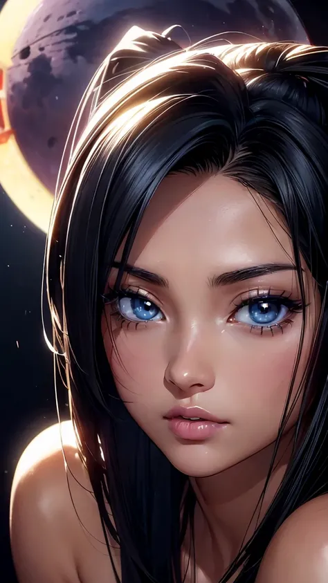 DIGITAL art, 4k, 3d final fantasy 7 remake 3d cgi, (((perfect detailed masterpiece)),(realistic anime ),(highly detailed), 4K, high resolution, (((Sexy twenty one year old))), baby face, extremely gorgeous (((egyptian mixed latina))), ITACHI UCHIHA FROM NA...