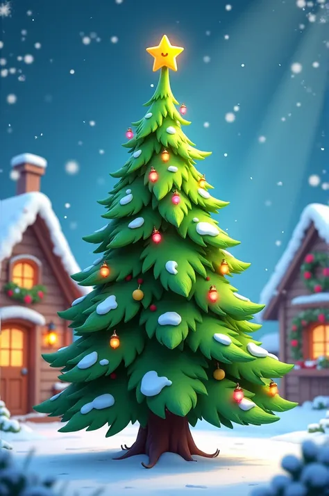 Cartoon Christmas Tree