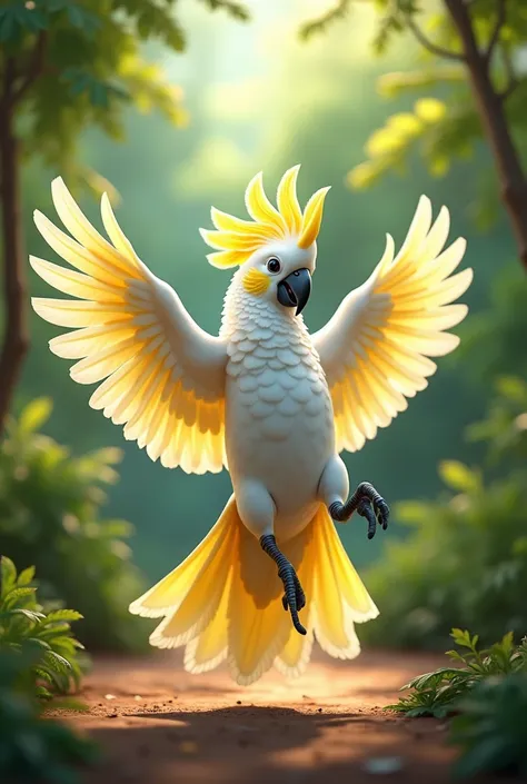 A dancing cockatoo 