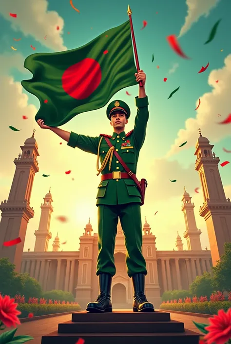 a Bangladesh victory day image for facebook page post