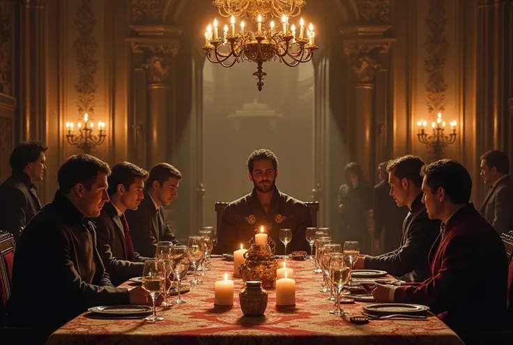 welcoming.
Kieran hesitated as he entered the room. His steps faltered slightly when he saw the assembled family. Damien sat at the head of the table, a king in his element, his presence as commanding as the palace itself.