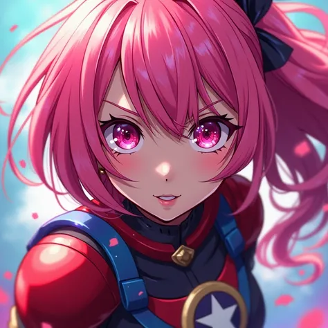 Girl style :  my hero academia,  pink hair ,  pink eyes