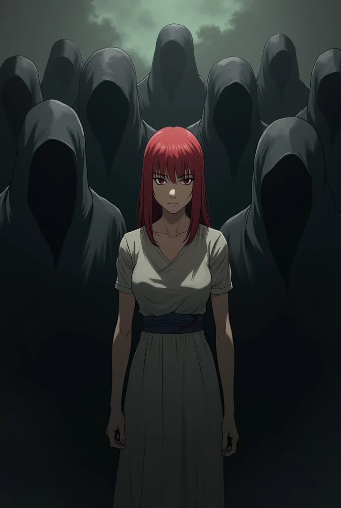 Narutos Kushina mom is surrounded by black men in 18 format+