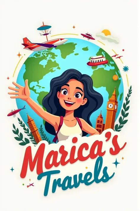 crea logo marica’s travels