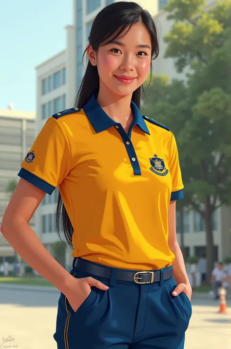 Generate me a Sanguniang Kabataan polo uniform 