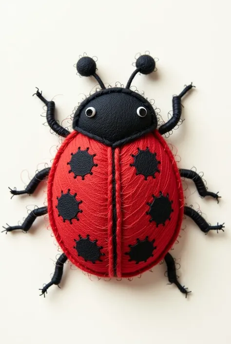  Business logo  "Ladybug stitches " Of a ladybug knitted