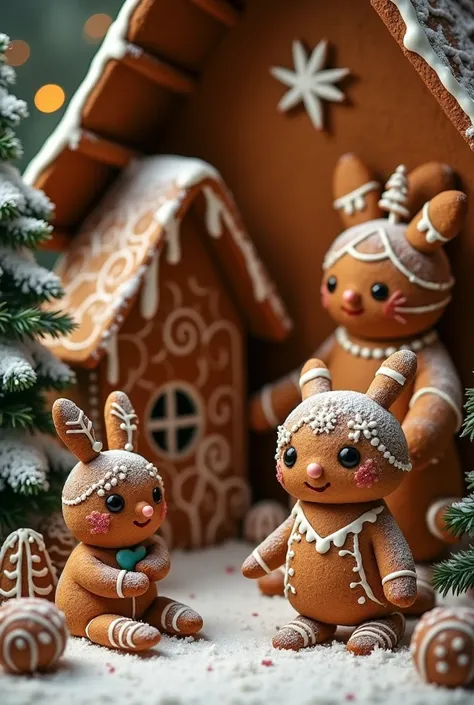 Christmas gingerbread ,  - like a work of art