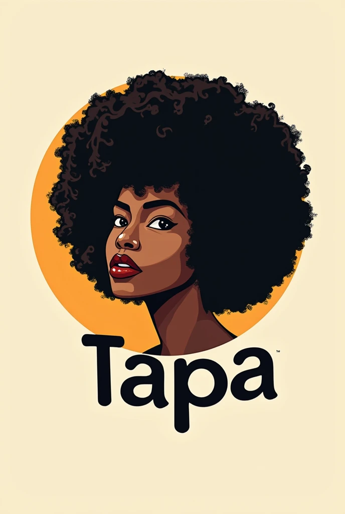 Create Afro logo with the name TAPA 
