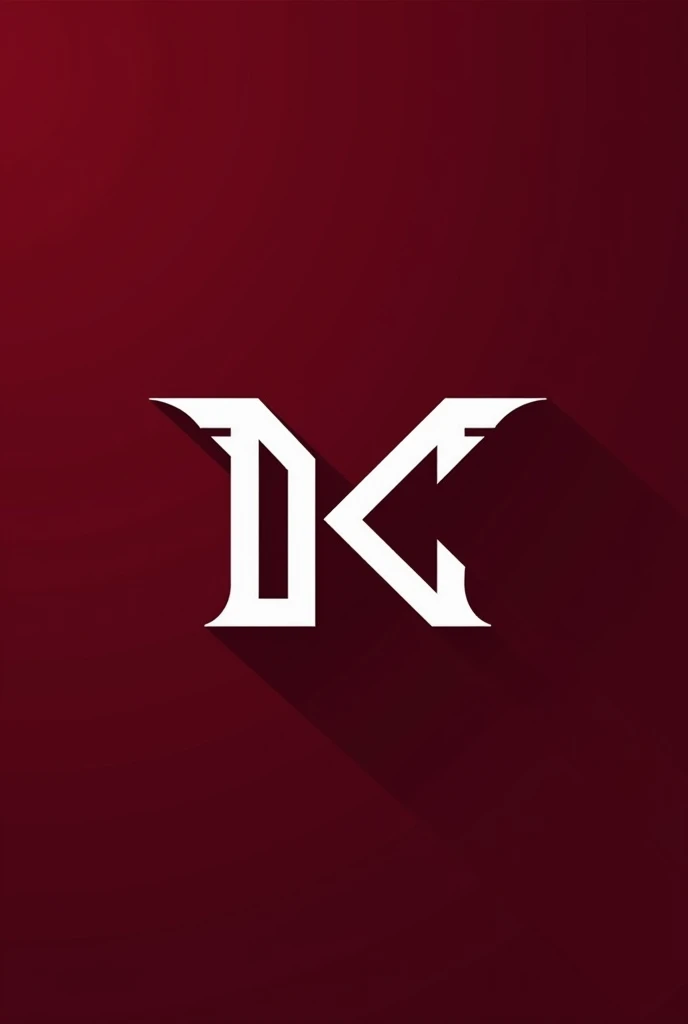 A stylish “N C K” logo All capitalized with style and color garnet and white with tribal 