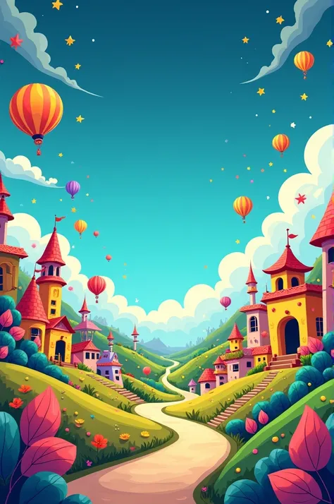 2D animation background