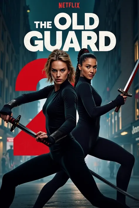 Create a poster for the movie The Old Guard 2 | Charlize Theron Movie | Netflix
The poster is a powerful action design, focusing on two female protagonists in a fighting stance. It was used to promote the movie "The Old Guard 2", with the trailer informati...