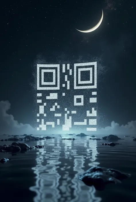 qr code in night