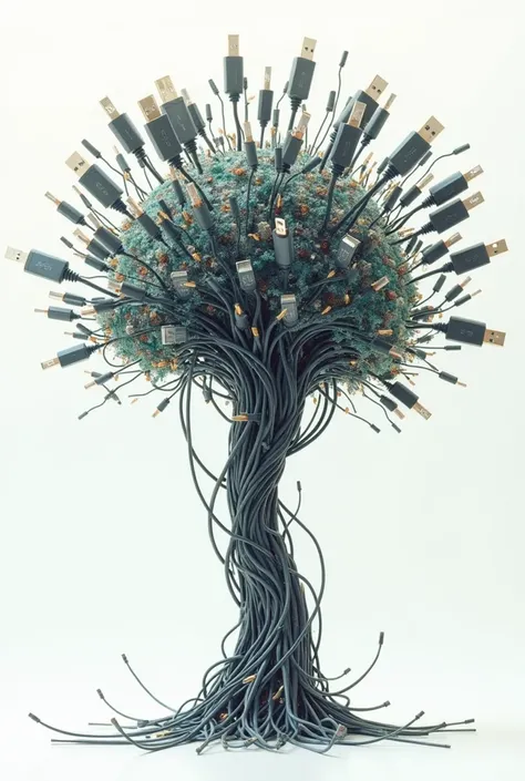 Tree from usb cable