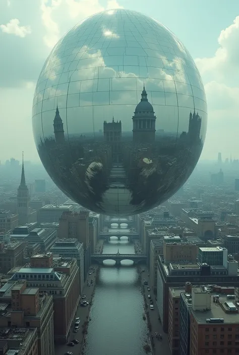 Giant mirror over London 