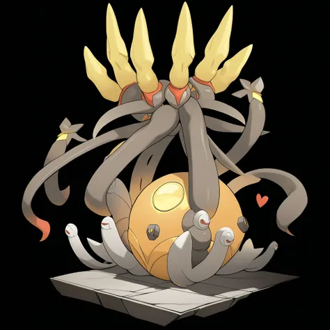 Type: Electric, Type: Dark Fairy Type: Metal Egg Group: No eggs discovered, is a pokemon creature that It has a series of Brown pouches along its sides that inflate to display dominance or during courtship rituals, tentacles, The creatures gaze can cast a ...