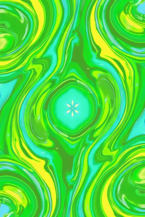 Create an impressive green, yellow and blue pattern for me. 