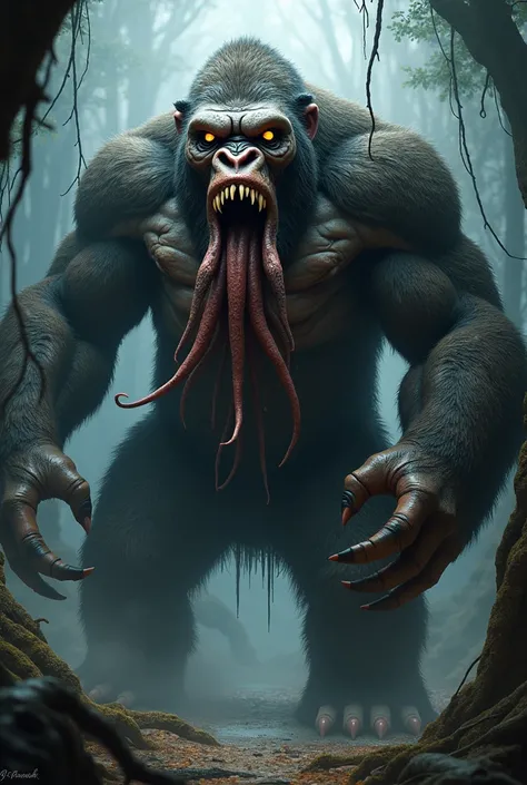 Squid into Gorilla hybrids monstrous fierce dengar 