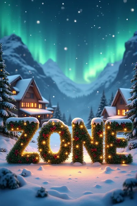 need a Christmas wallpaper with word ZONE 